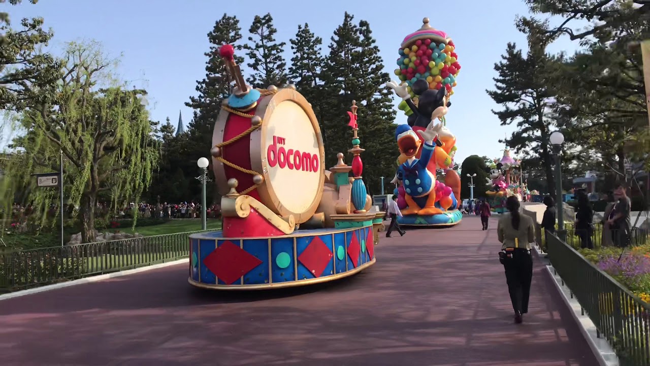 Tdl ハピネス イズ ヒア ラス日前日nttドコモフロート追っかけ セカンド サード 18 4 8 Youtube