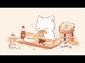 A relaxing day lofi hip hop radio  chill with my cat  relax  chill  study  stress relief 