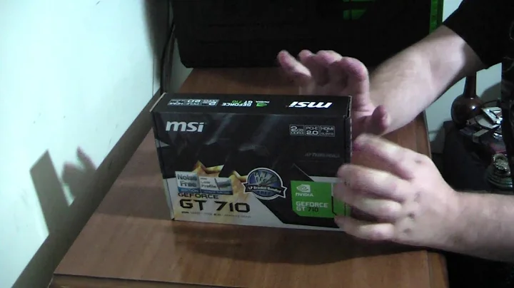 ¡Desempaquetando la Potencia! MSI GT 710 2gb GPU