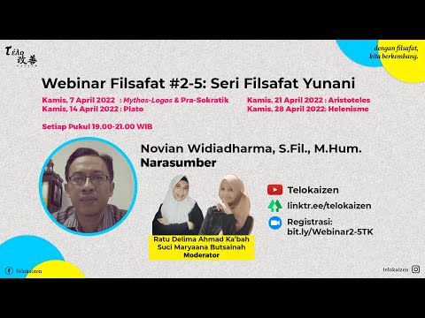 Webinar Filsafat #2: Mythos-Logos dan FIlsuf Pra-Sokratik