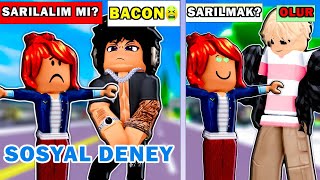 YABANCILARA BACON AVATARLA BANA SARILIR MISIN DEDİM !? Sosyal Deney(Roblox Brookhaven 🏡rp)