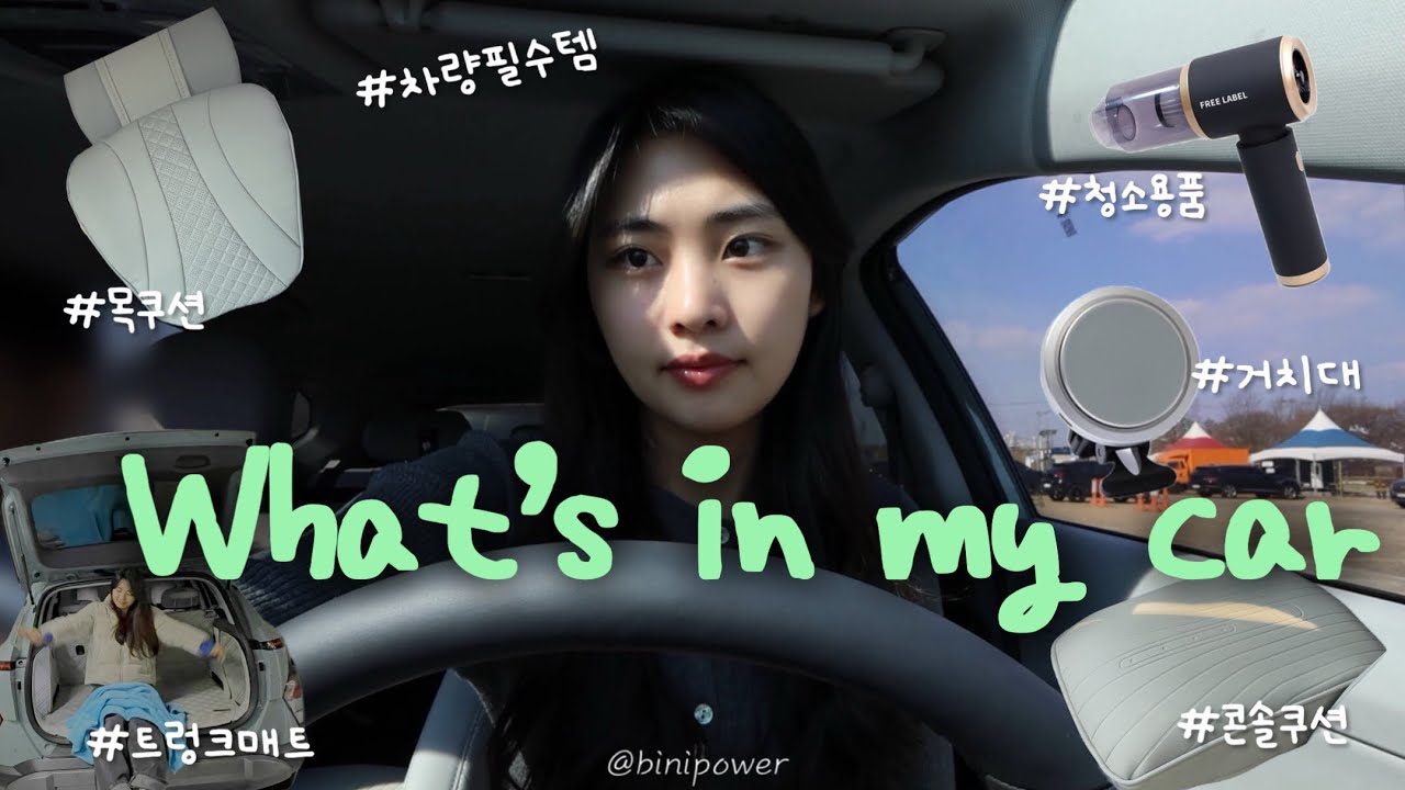 🚗왓츠인마이카 | 차량 용품 추천 | 꿀템 모음집.zip | 나 맥시멀리스트네..?