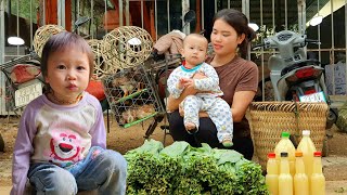 Harvest Vegetable Garden With Your Children Go to market to sell | Buy New Clothes For Two Children