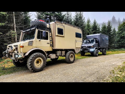 2 UNIMOG KARAVAN İLE YAYLADA KAMP YAPTIK