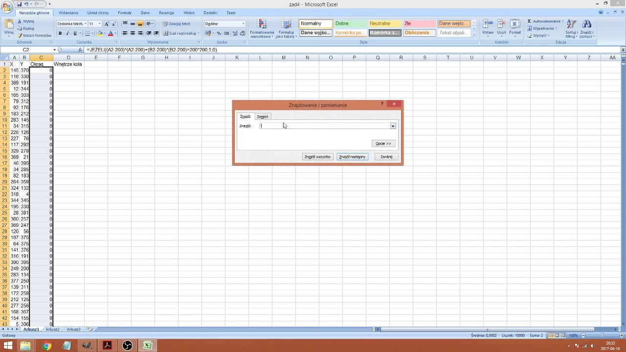 Sprawdzian Z Informatyki Lekcja Z Danymi Excel Matura z informatyki 2016 Zadanie 4 Excel - YouTube