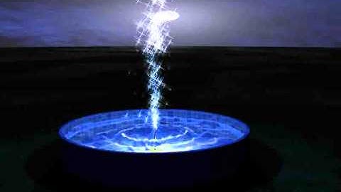 Animated simulation with song and dance light particle systems in 3ds max