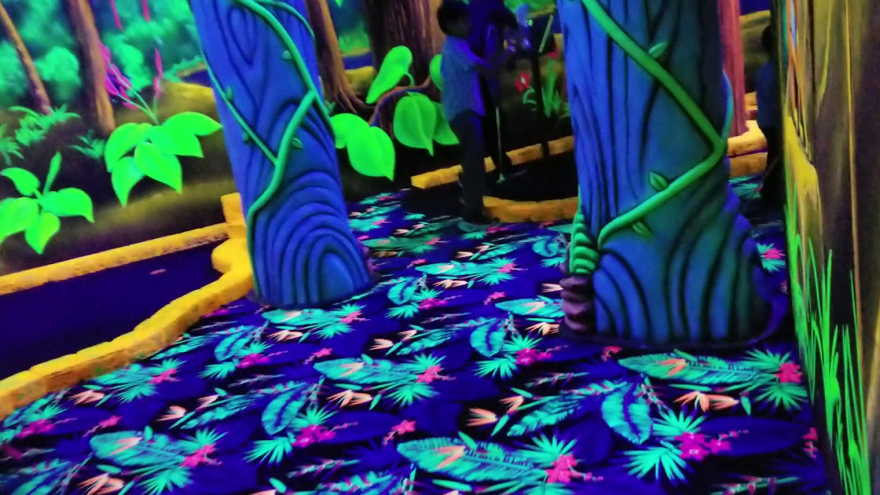 Glo golf in zapzone YouTube