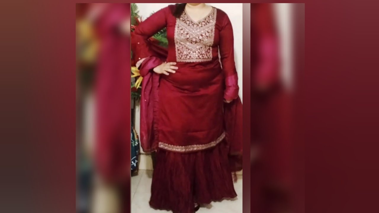 kurta sharara set ❤️from myntra 