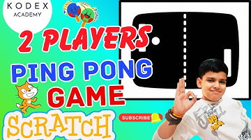 How to Create a 2-Player Ping Pong Ball Game in Scratch | Bouncing Ball Animation | Kodex Academy