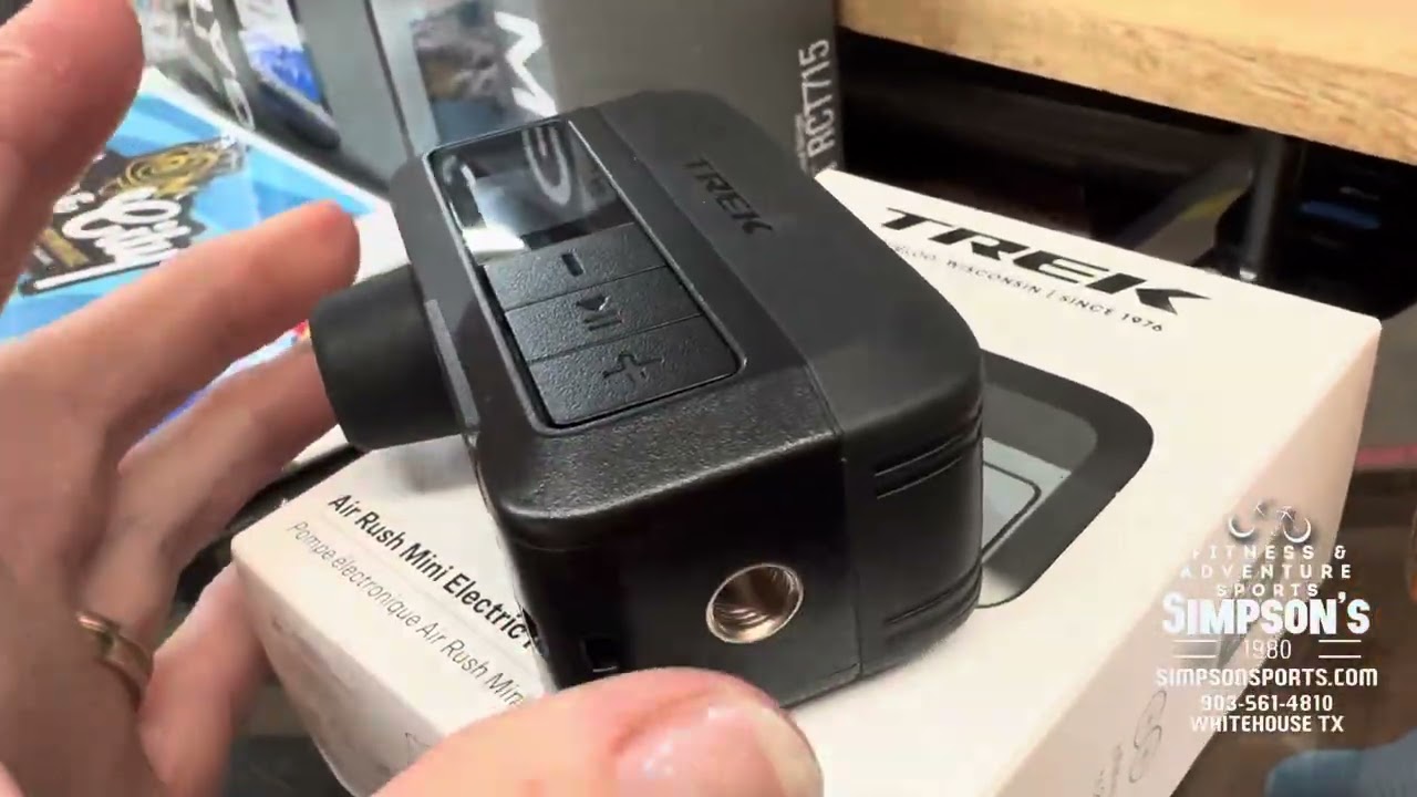 TREK AIR RUSH ELECTRIC PUMP - YouTube