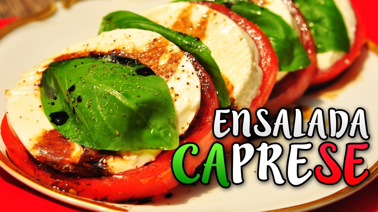 Ensalada Caprese - Receta de Cocina fácil y económica ...