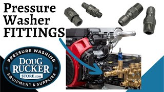 How To Set Up Pressure Washer Fittings from Doug Rucker