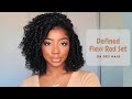 Super Defined Flexi Rod Set On Dry Hair | Shornell Stacey