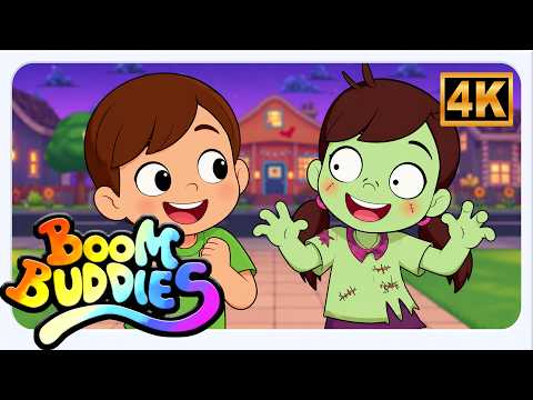 Boom Buddies - คืนวันฮาโลวีน 🎃👻 | เพลงกล่อมเด็ก | เพลงสำหรับเด็กเล็ก