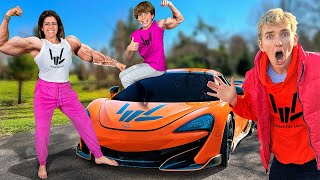 WORLDS STRONGEST FAMILY STOLE my McLaren SUPERCAR!!