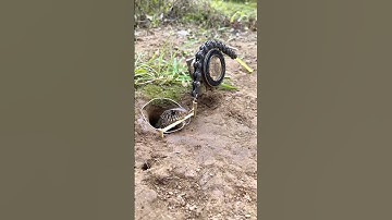 DIY Snake Trap using Bicycle chain #creativesnaketrap #buildsnaketrap#shortsvideo#snaketrap #snake
