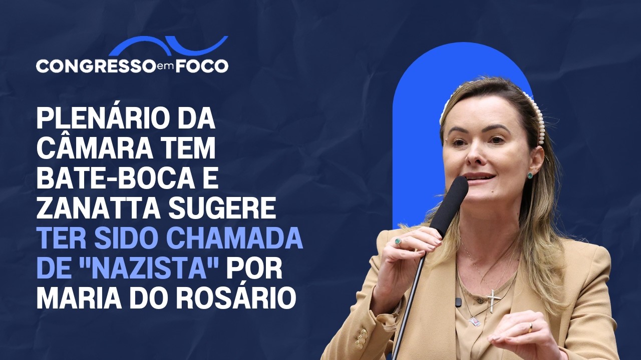 Plenário da Câmara tem bate-boca e Zanatta sugere ter sido chamada de "nazista" por Maria do Rosário Plenário da Câmara tem bate-boca e Zanatta sugere ter sido chamada de "nazista" por Maria do Rosário