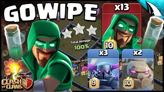 Super GoWipe Triples Every Base!! This is TOO STRONG in Clash of Clans!