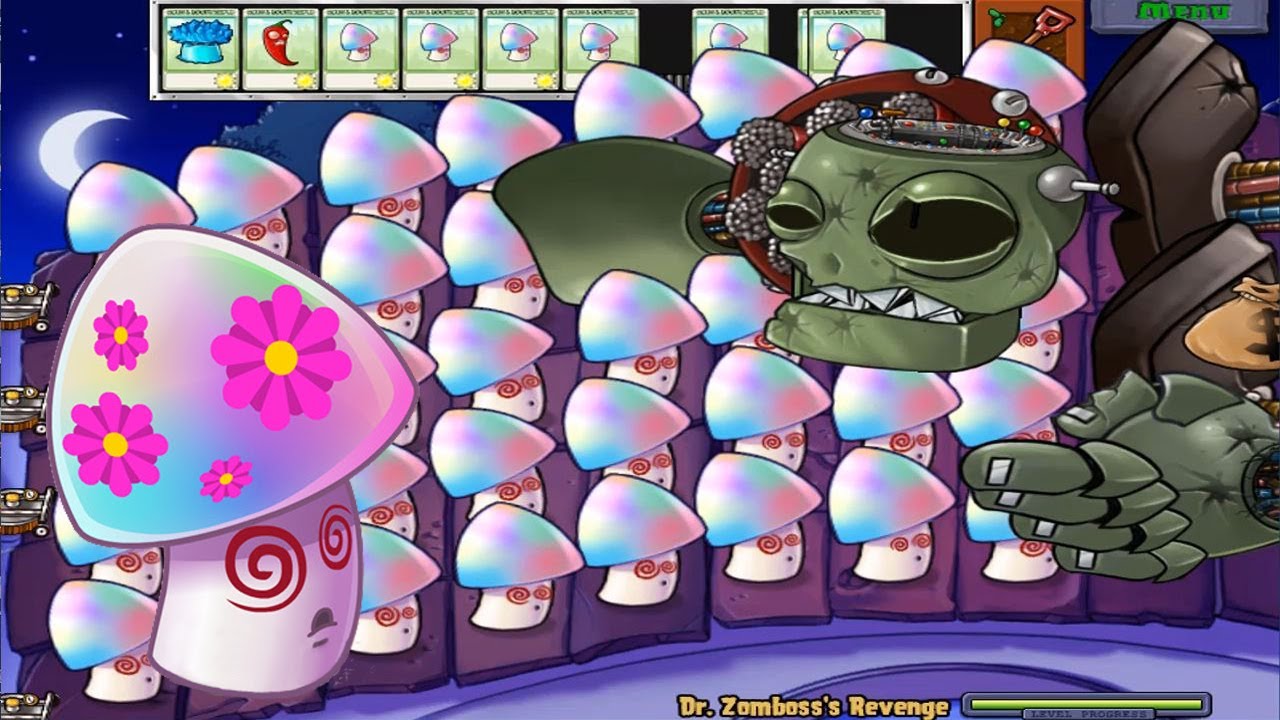 99 Hypno Shroom vs Dr. Zomboss - Plants vs Zombies Battlez - YouTube
