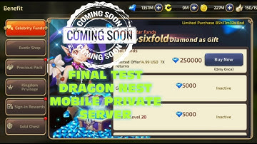 Final Test and Preview Feature in Game Dragon Nest Mobile Private Server 2019
