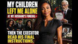 My Children Left Me Alone at My Husband's Funeral—Then the Executor Read His Final Instructions