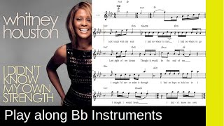 I Didn't Know My Own Strength (Whitney Houston, 2009), B-Instrument Play along