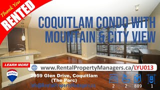 [Coquitlam Condo] 2959 Glen Drive, (The Parc), 2 Bedrooms - RentalPropertyManagers.ca