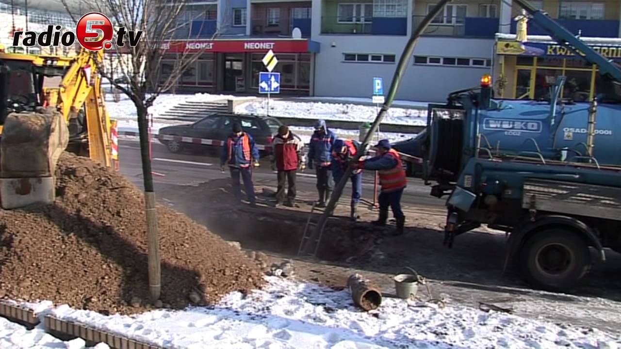 Awarie sieci wodociągowych