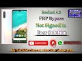 Mi A3 Frp Bypass Unlock Solution