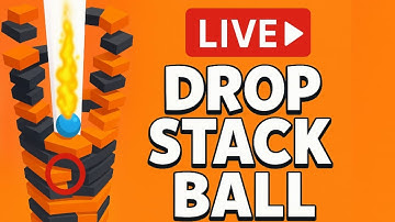 🔴Live Game Drop Stack Ball #3 #livestackball #gameplay