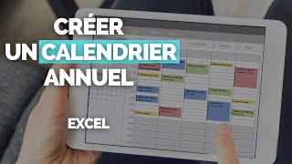 Comment Créer un Calendrier Annuel Complet dans Excel en 1 Minute ? 🗓️ [TUTORIEL]