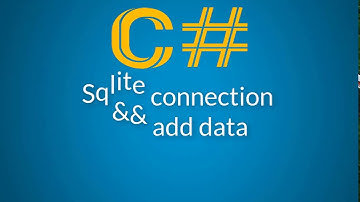 C# Sqlite conection and add data