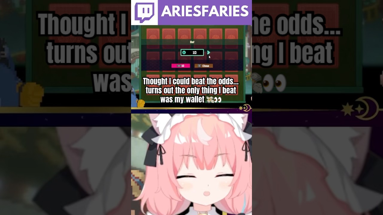 Thought I could beat the odds, the only thing I beat was my wallet #vtuber #envtuber #vtuberclips