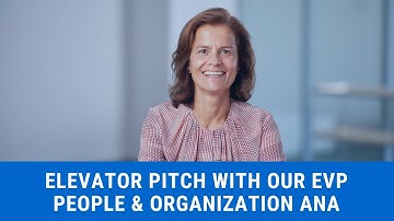 Elevator pitch with EVP Ana