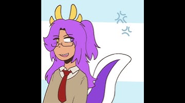 peace loops and ascension #shorts #kinitopet #capcut #ibispaintx #oc #persona #tweening #drawing