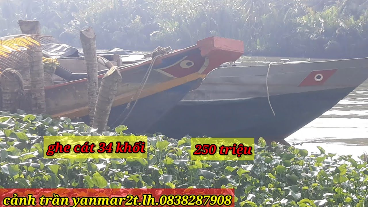 Bán ghe cát 34 khối..máy isuzu 6bg1..giá 250 triệu..lh.0838287908