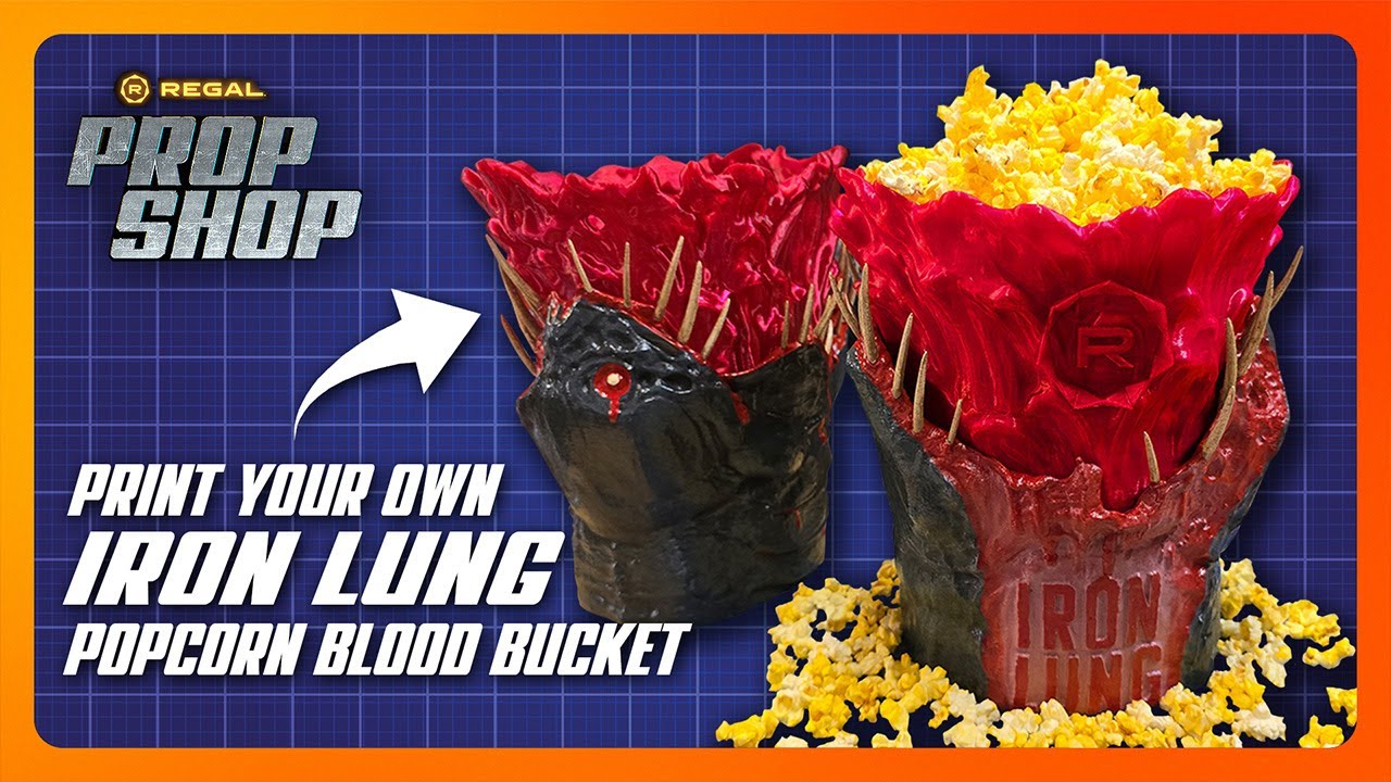 Regal & Markiplier - Iron Lung Blood Bucket Popcorn Container