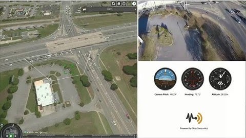 First demo - OpenSensorHub on 3DR Solo Drone