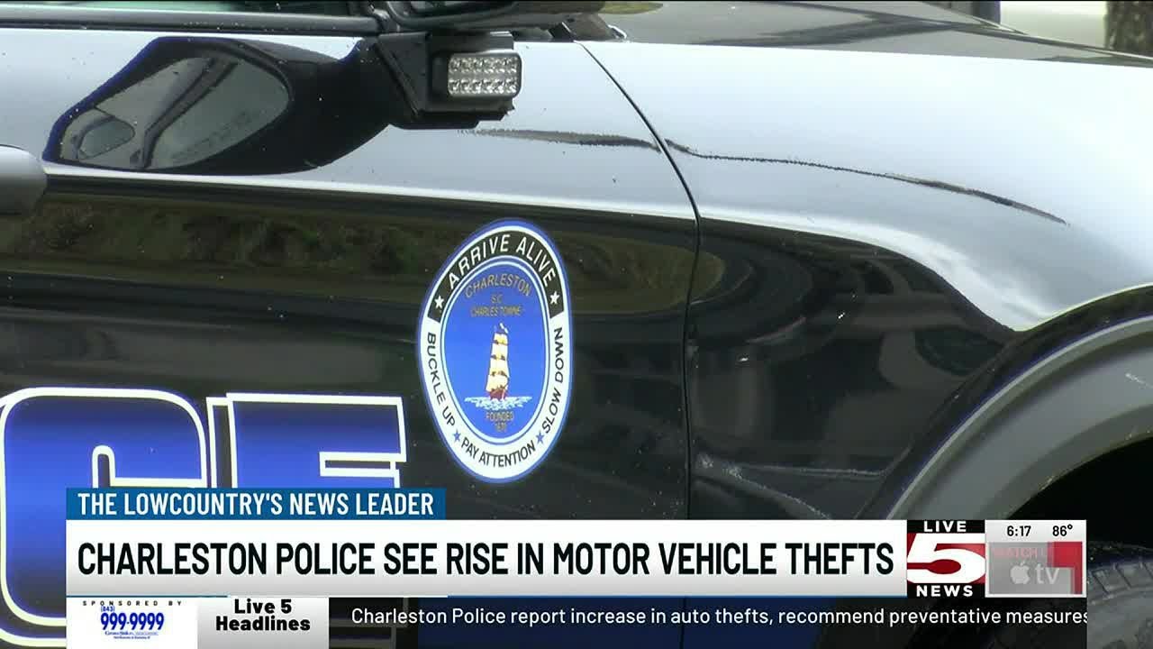 VIDEO: Charleston Police report increase in auto thefts, recommend ...
