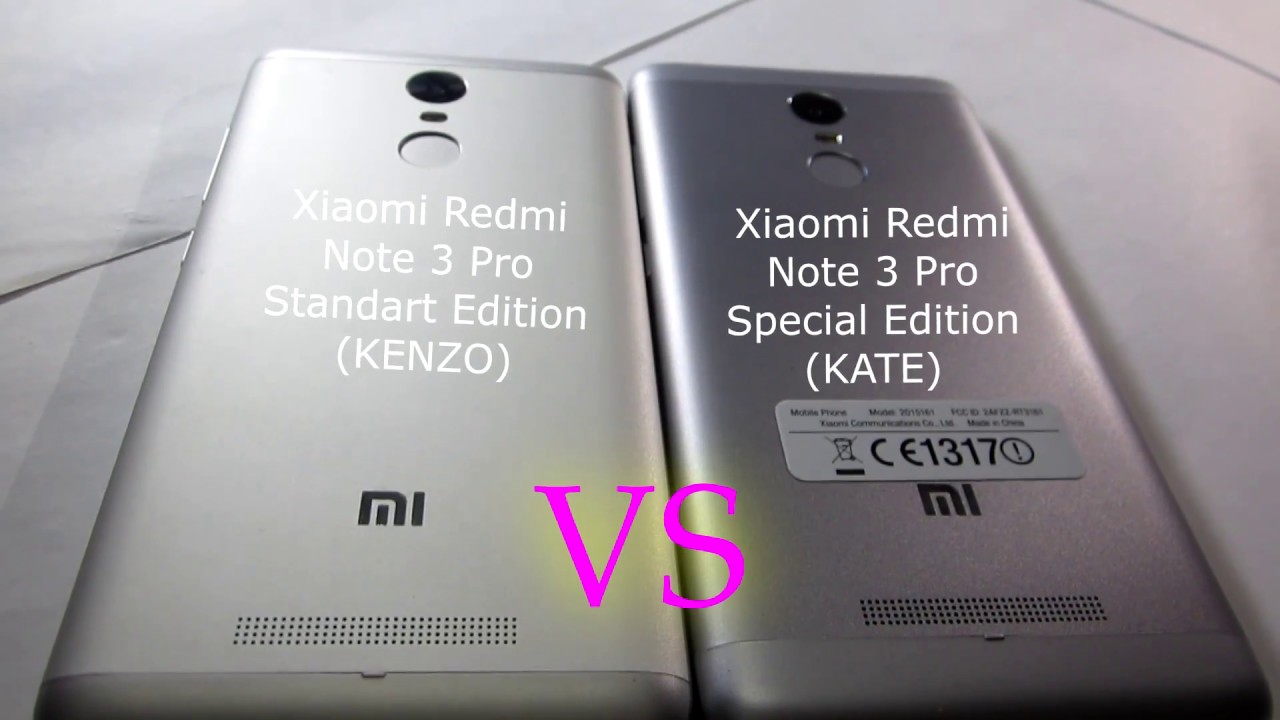 Xiaomi Redmi Note 3 Pro Отличие