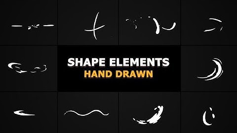 Cartoon Shape Elements DaVinci Resolve Templates