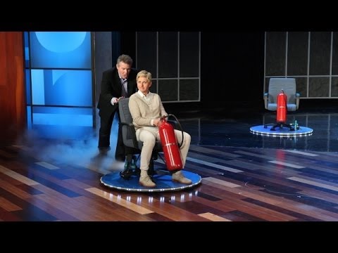 Steve Spangler Makes Ellen Float