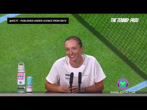 Towel Thief Swiatek Returns Her Wimbledon Trophy! | Plays Down Her Grand Slam Title Defence Chances