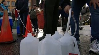 Truckloads of water rushed to W.Va. after chemical spill