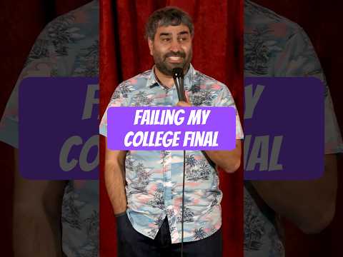 FAILING my college FINAL | Stand up