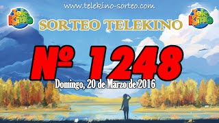 Telekino Sorteo 1248 (20-03-2016) » Resultados Telekino