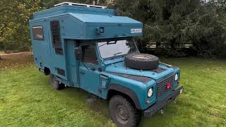 1997 land rover defender 130 300TDi pulse ambulance camper for sale walkaround