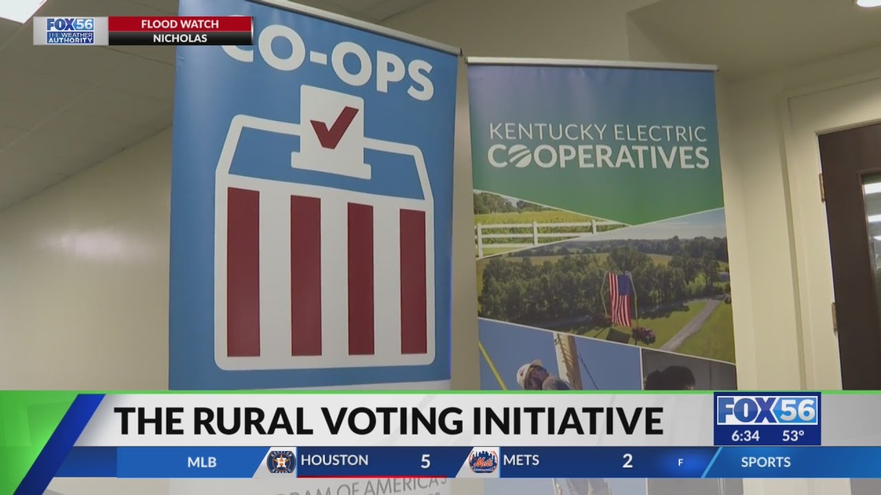 Discussing the rural voting initiative: Trying to ramp up voter turnout