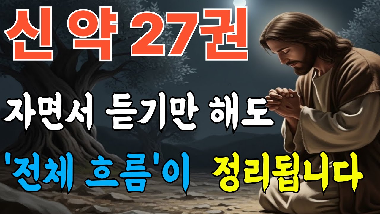 신약성경 전체 흐름 한 번에 이해하기, 편하게 정리된 성경 해석ㅣ성경말씀ㅣ말씀묵상ㅣ자면서듣는성경