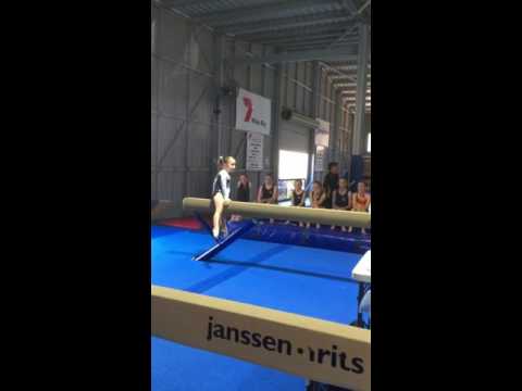 WAG - level 3 Beam routine gymnastics  (Australia) Aged 5